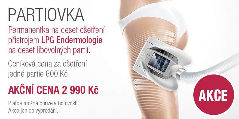 LPG endermologie - akce permanentka na 10 ošetření
