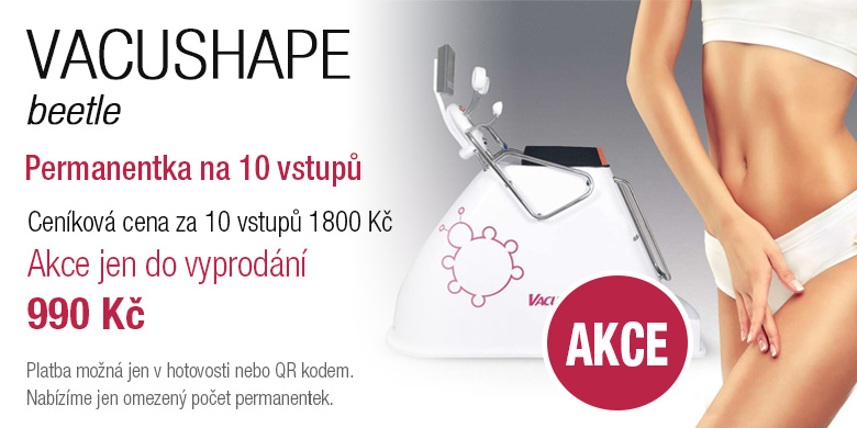 Vacushape - akce permanentka na 10 vstupů