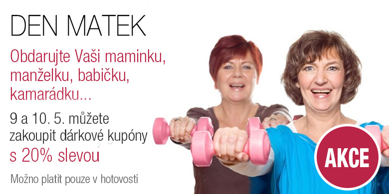 Den matek - dárkové kupony s 20% slevou