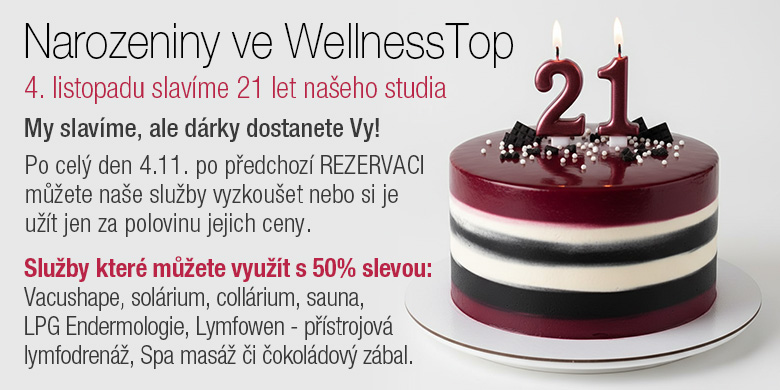 Slavíme narozeniny ve Wellness Top