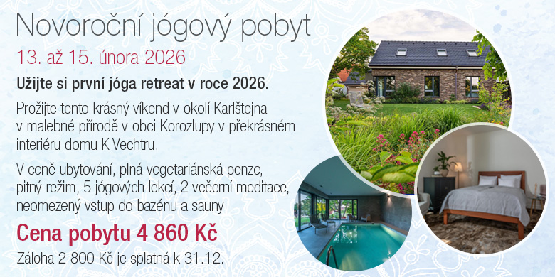 Novoročný jógový pobyt u Karlštejna